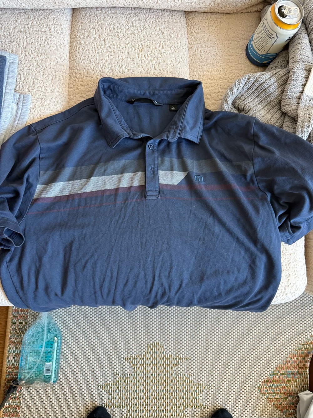 Men's Travis Matthew Polo 
 with Stripe
